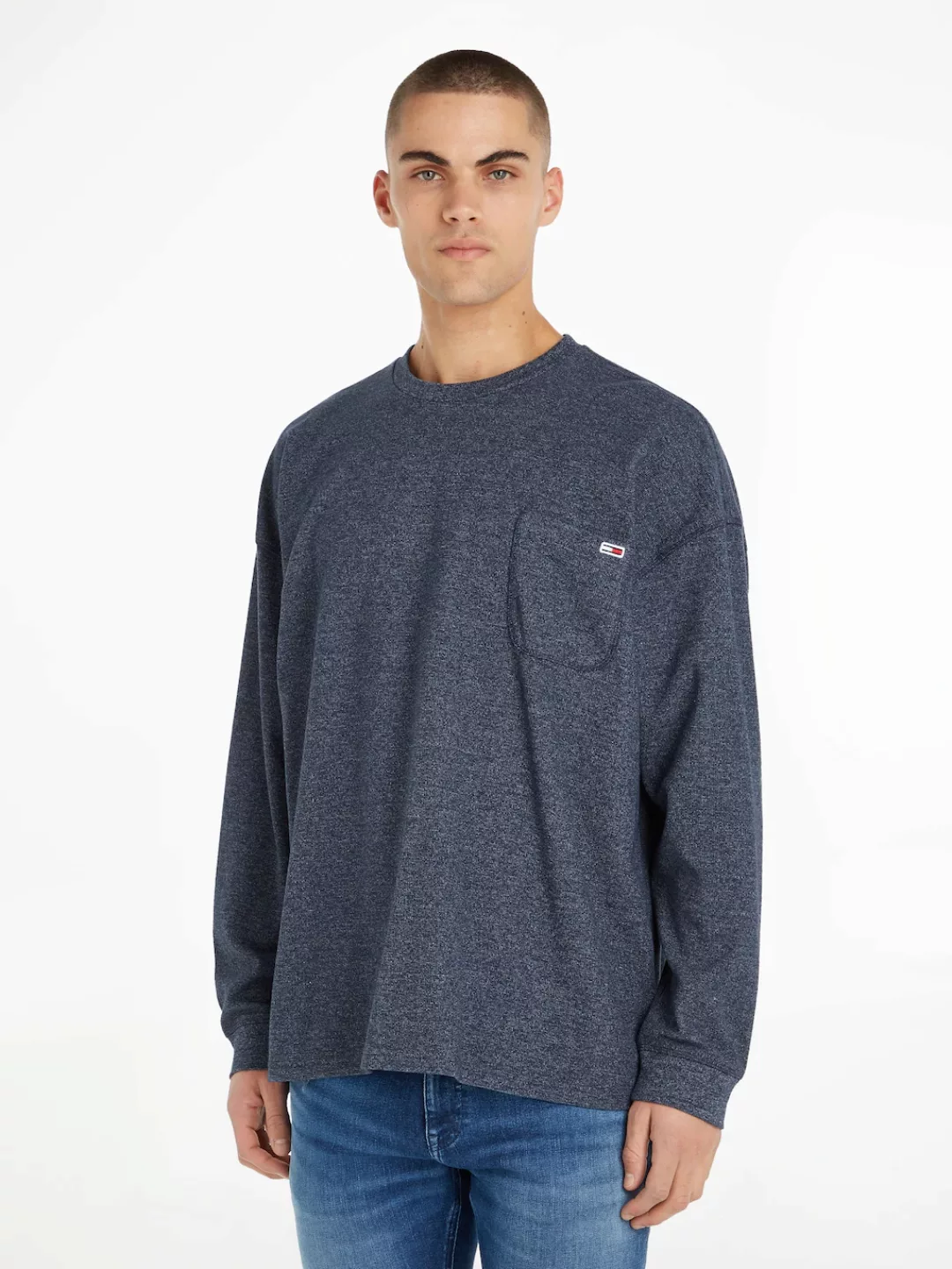 Tommy Jeans Langarmshirt "TJM RLX WAFFLE SNIT TEE" günstig online kaufen