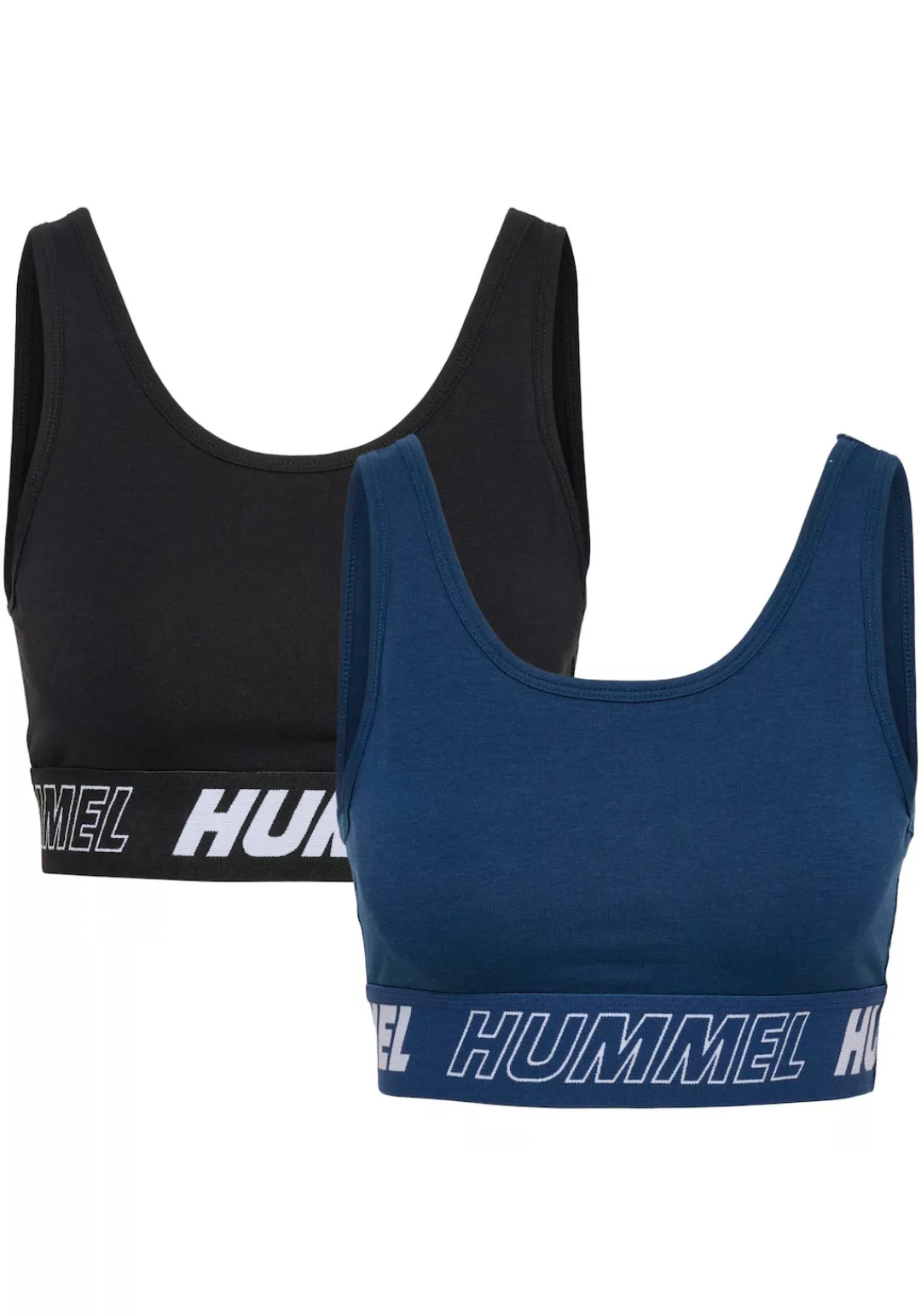 hummel T-Shirt HMLTE MAJA 2-PACK COTTON SPORTS TOP (2-tlg) günstig online kaufen