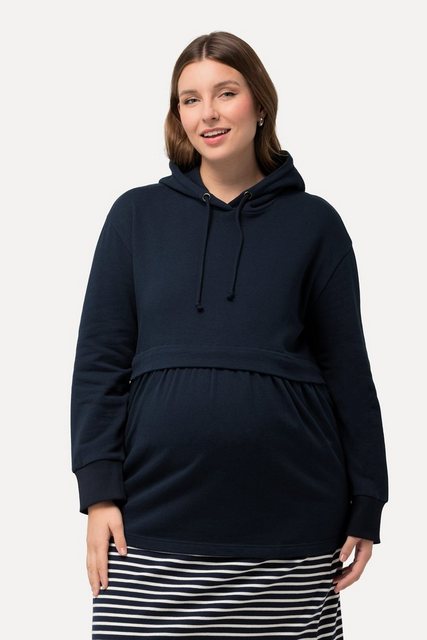 Ulla Popken Sweatshirt Bellieva Hoodie GOTS A-Line Still-Funktion Kapuze günstig online kaufen