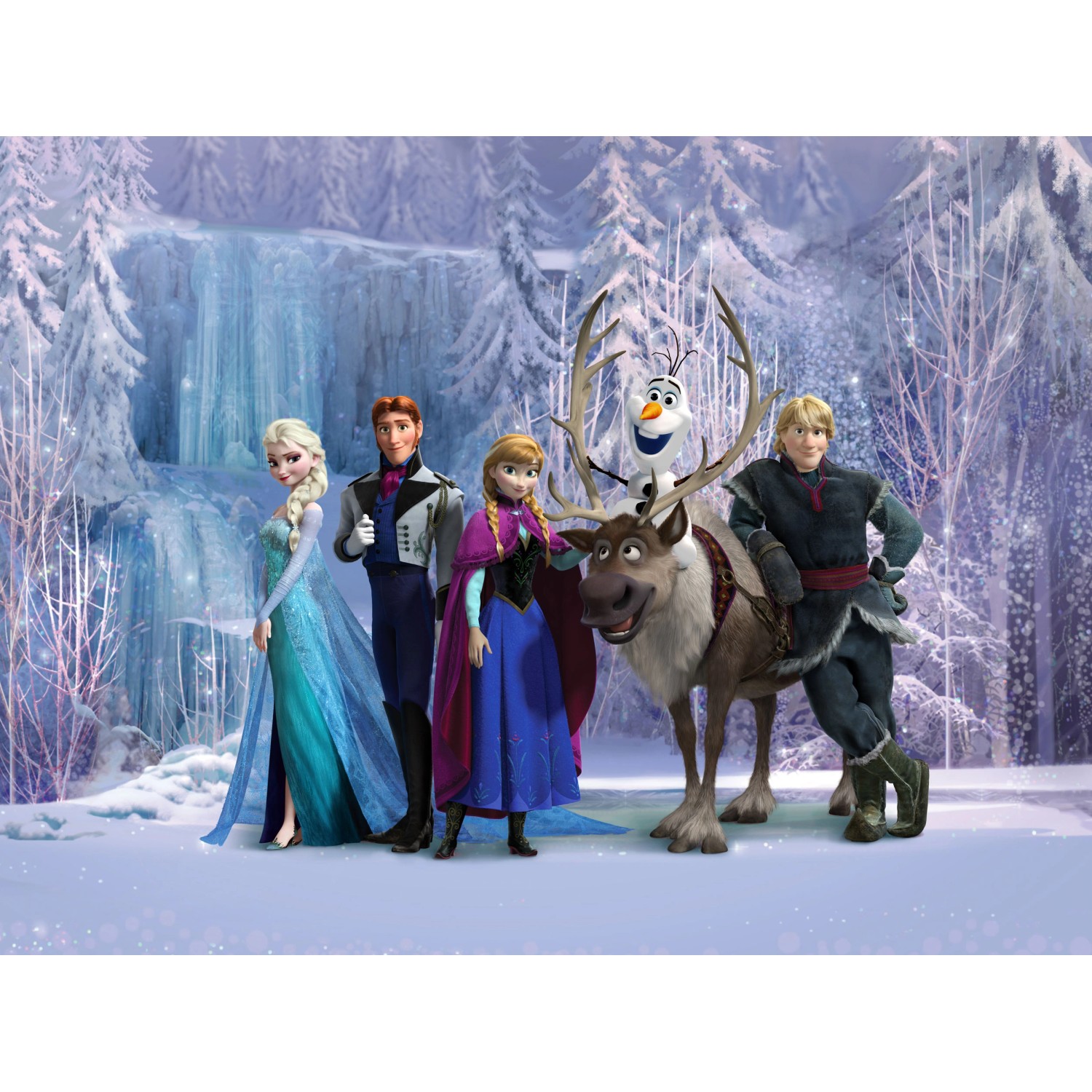 Disney Fototapete Die Eiskönigin Lila 360 x 270 cm 600589 günstig online kaufen