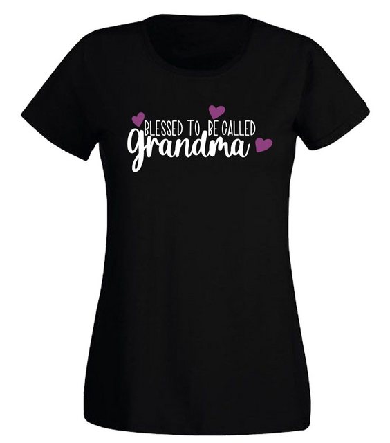 G-graphics T-Shirt Damen T-Shirt - Blessed to be called Grandma Slim-fit, m günstig online kaufen