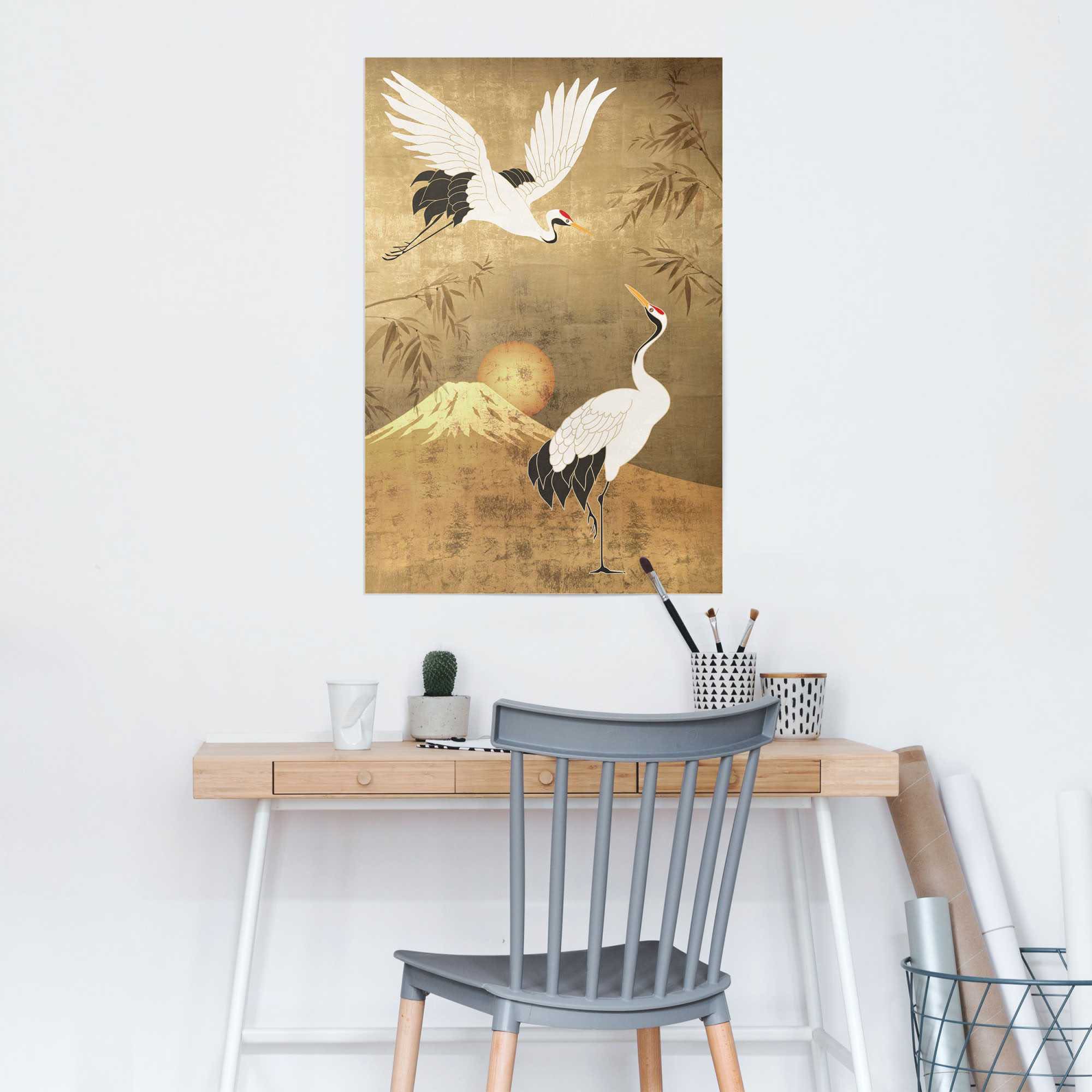 Reinders Poster "Kraniche" günstig online kaufen
