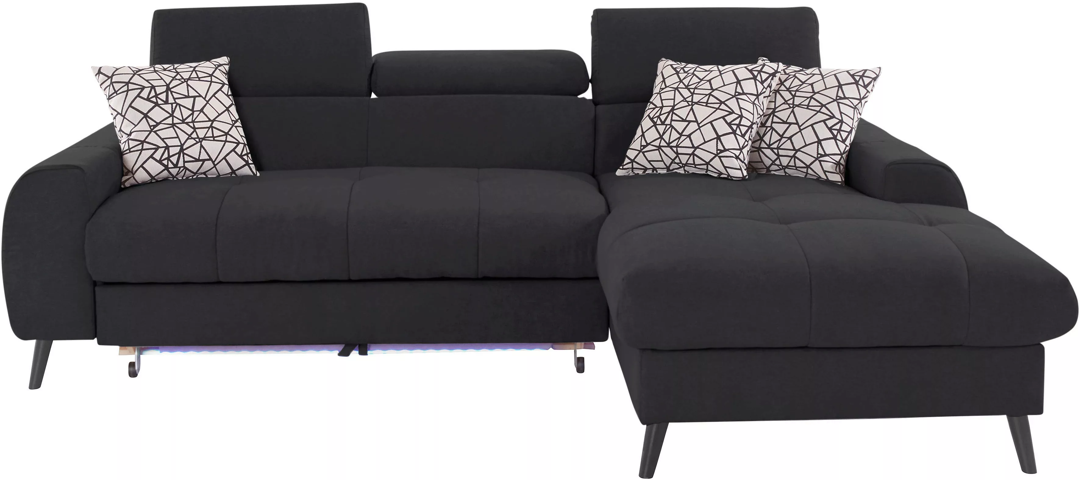 COTTA Ecksofa "Mia L-Form", 3-tlg.-Kissen-Set, Recamiere, wahlweise mit ode günstig online kaufen