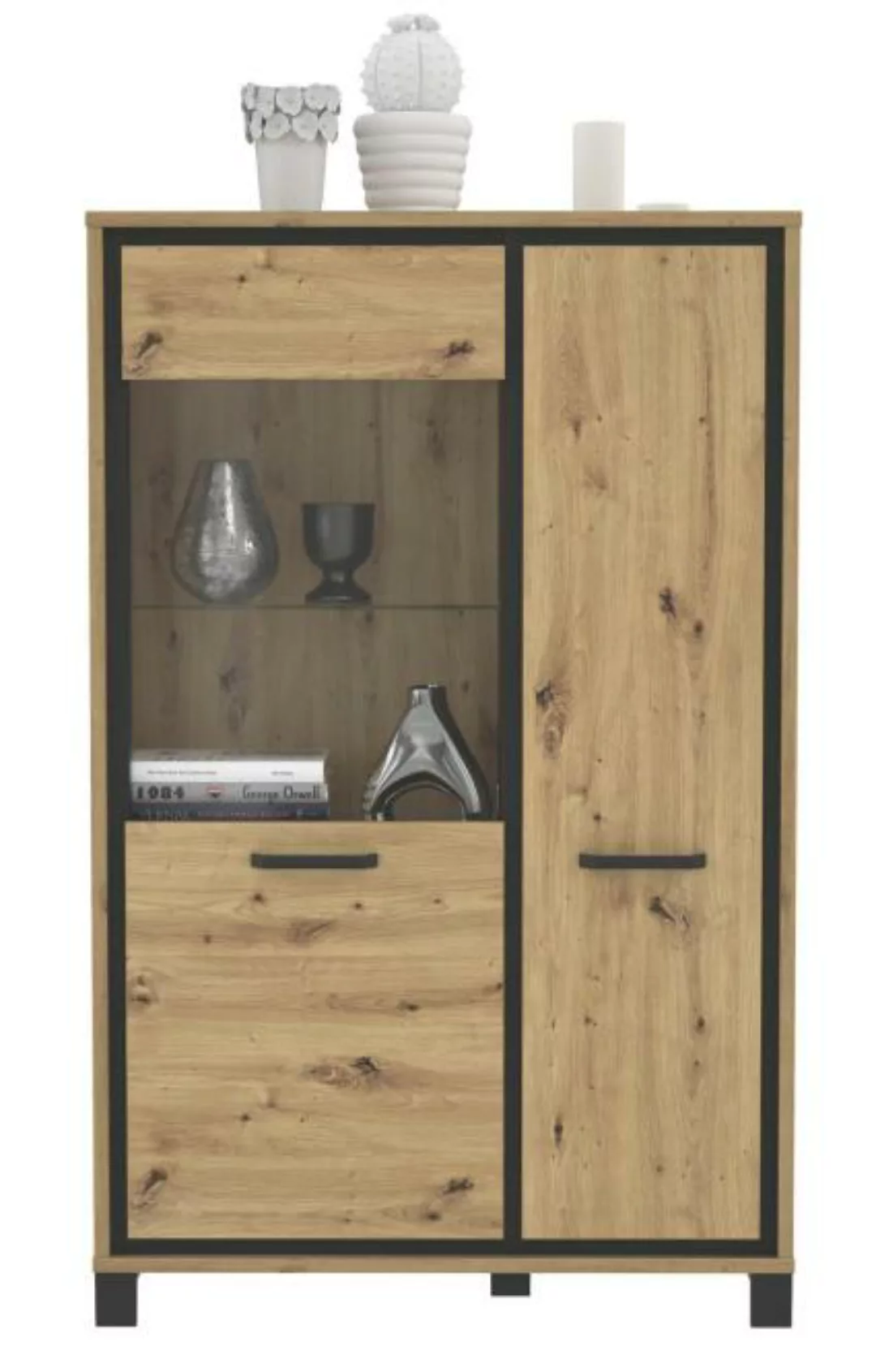 FORTE Vitrine "Trondheim", Höhe 161 cm günstig online kaufen