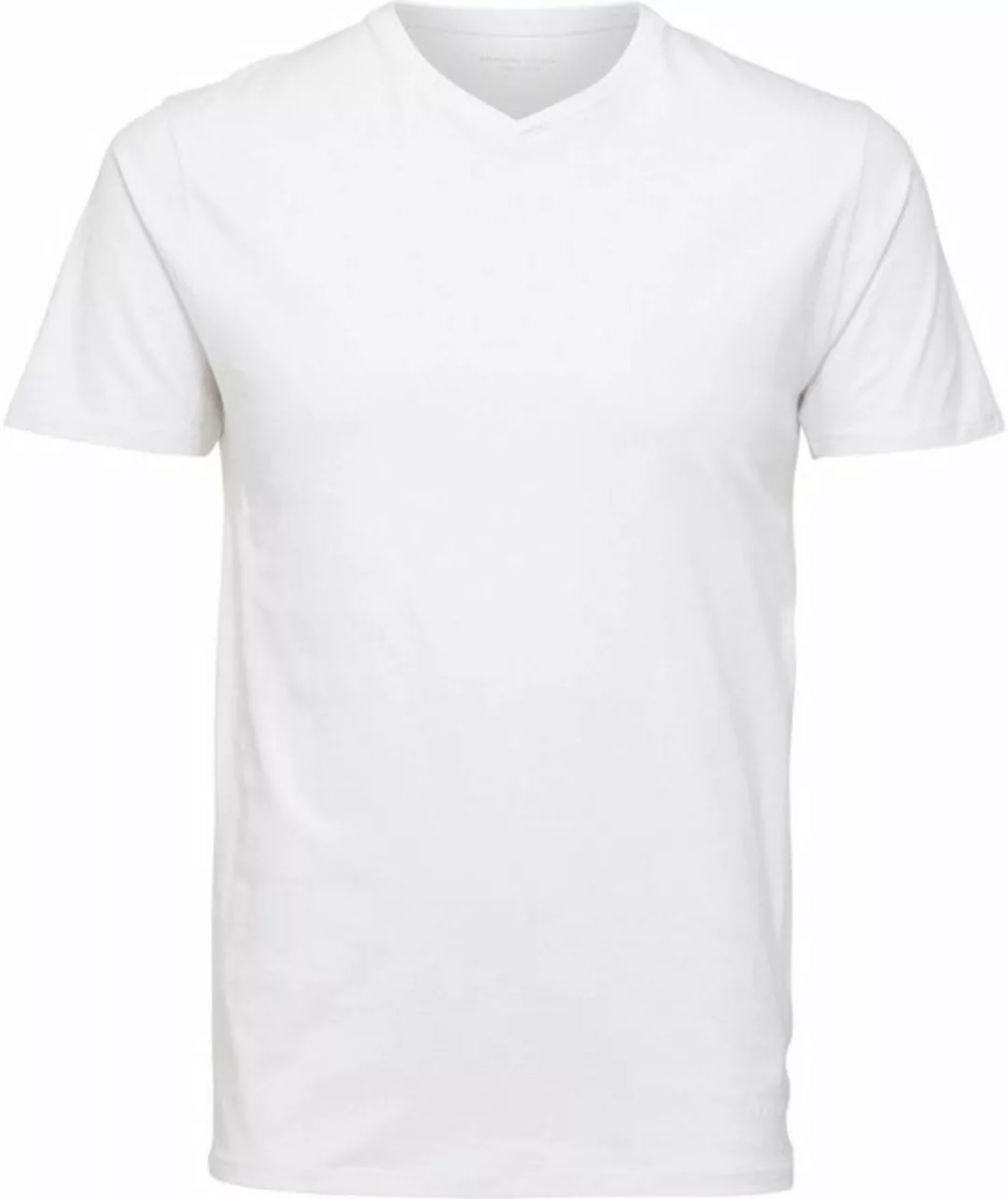 Selected Homme Herren V-Neck Kurzarm T-Shirt SLHNEWPIMA - Regular Fit günstig online kaufen