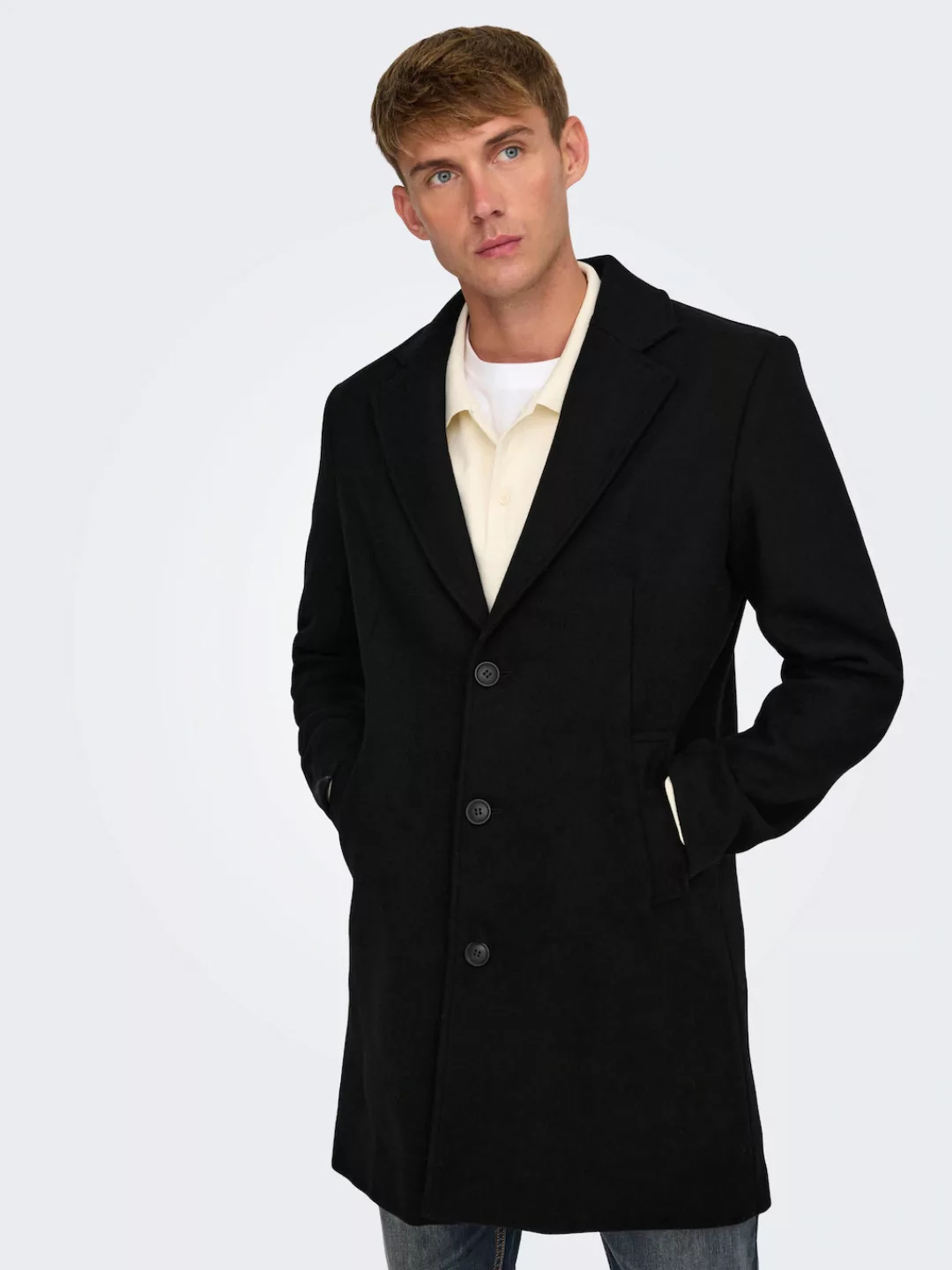 ONLY & SONS Kurzmantel "ONSMATTHEW WOOL COAT OTW" günstig online kaufen