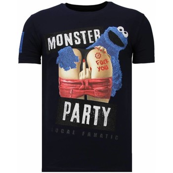 Local Fanatic  T-Shirt Monster Party Strass günstig online kaufen