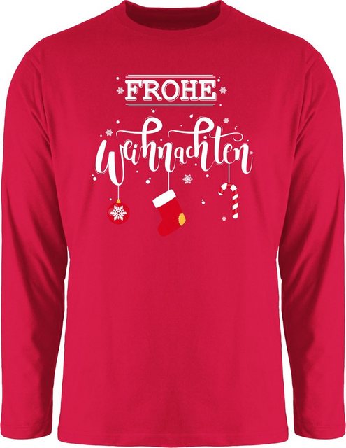 Shirtracer Rundhalsshirt Frohe Weihnachten I Weihnachtsmotiv Weihachten Kle günstig online kaufen