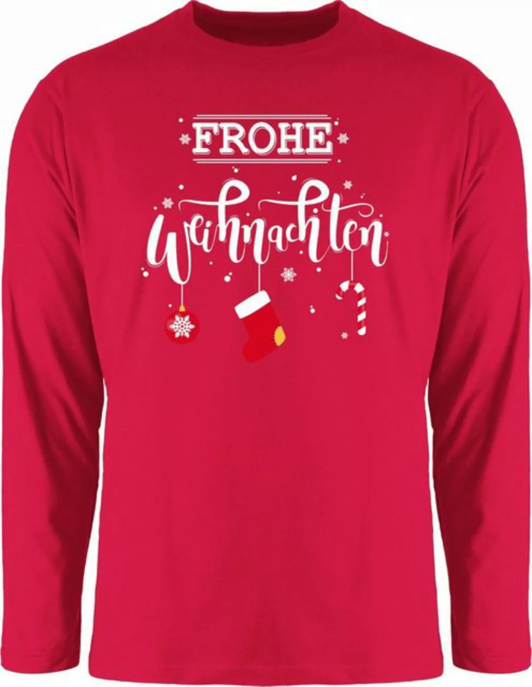 Shirtracer Rundhalsshirt Frohe Weihnachten I Weihnachtsmotiv Weihachten Kle günstig online kaufen