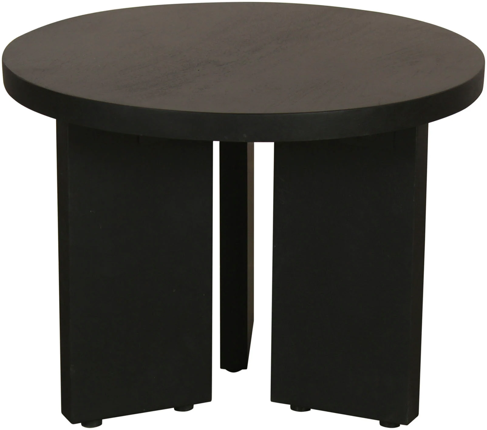 byLIVING Couchtisch "Round", (1 St.), aus 2,5cm starkem Massivholz schwarz, günstig online kaufen