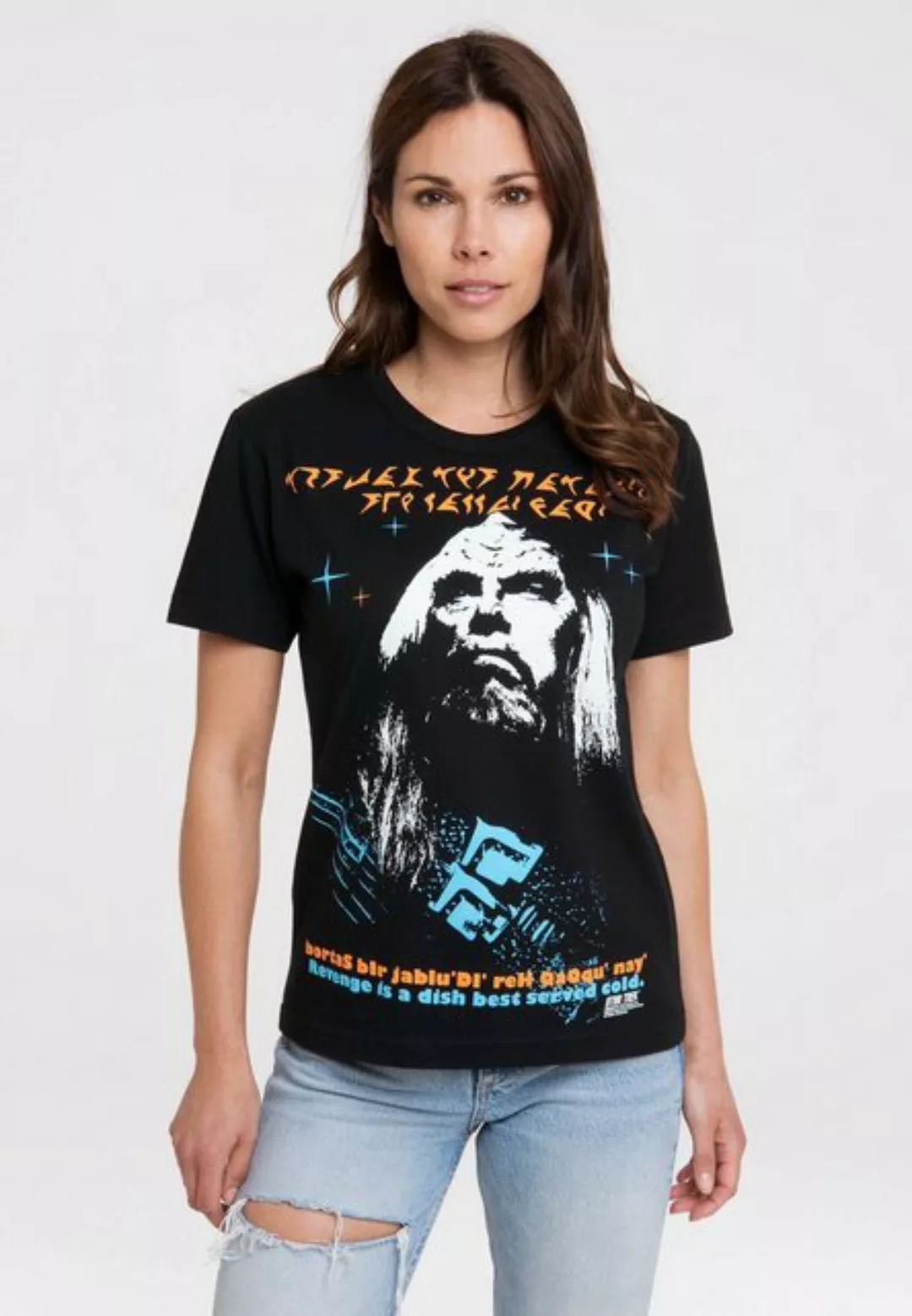 LOGOSHIRT T-Shirt "Star Trek - Klingon", mit lizenziertem Print günstig online kaufen