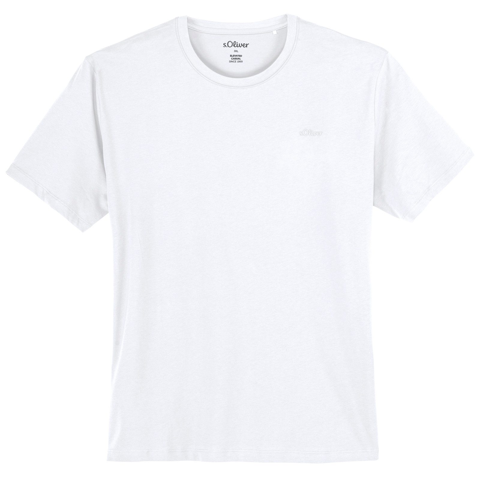 s.Oliver Rundhalsshirt s.Oliver Übergrößen Basic T-Shirt günstig online kaufen
