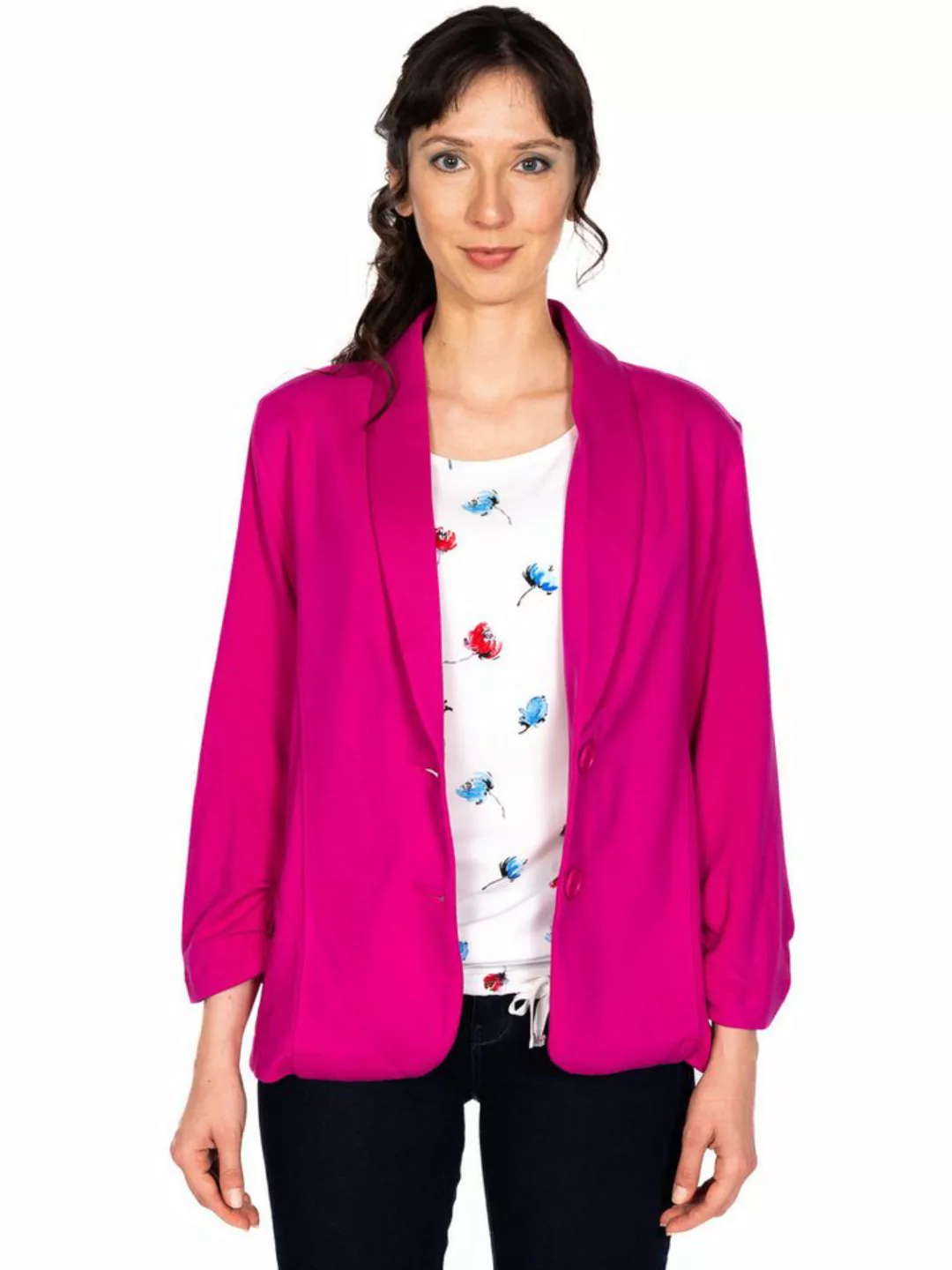 einfach Schön Sweatblazer Pia pink günstig online kaufen