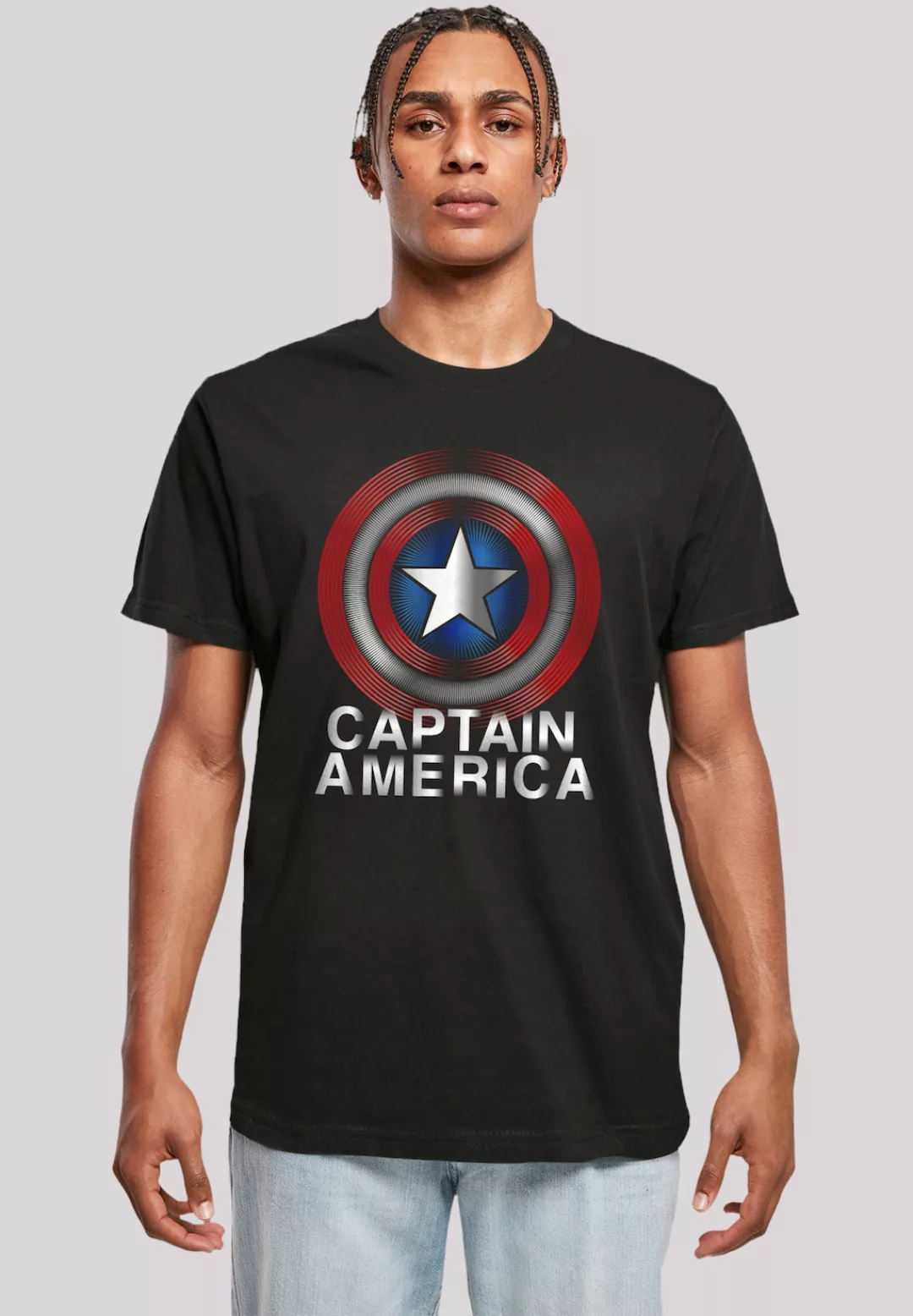 F4NT4STIC T-Shirt "Marvel Captain America Flash Logo", Premium Qualität günstig online kaufen