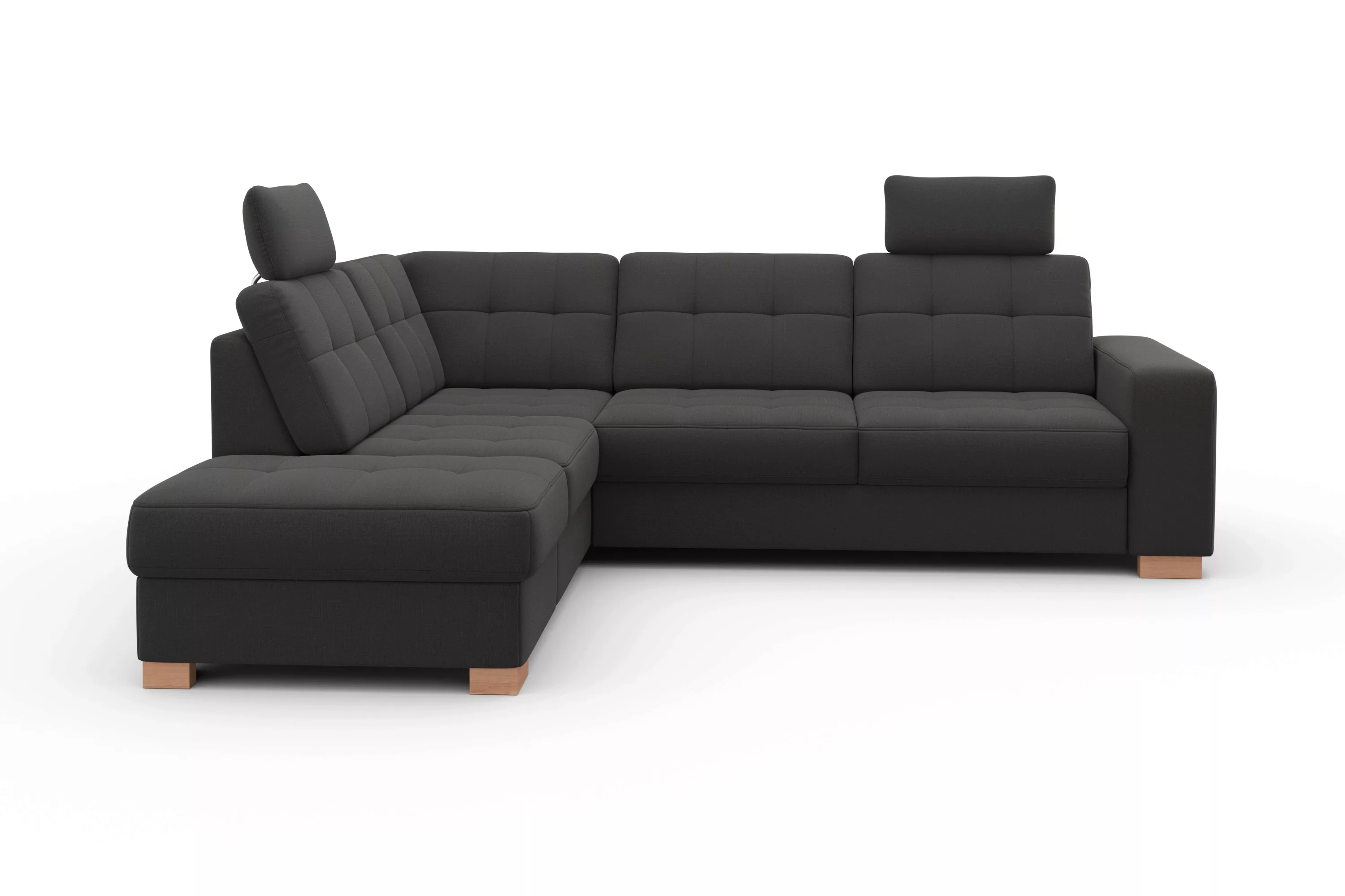 sit&more Ecksofa "Quincy L-Form", wahlweise mit Bettfunktion und Bettkasten günstig online kaufen