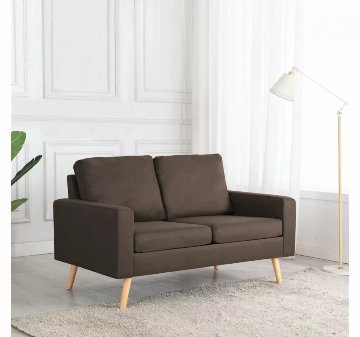 2-sitzer-sofa Braun Stoff günstig online kaufen