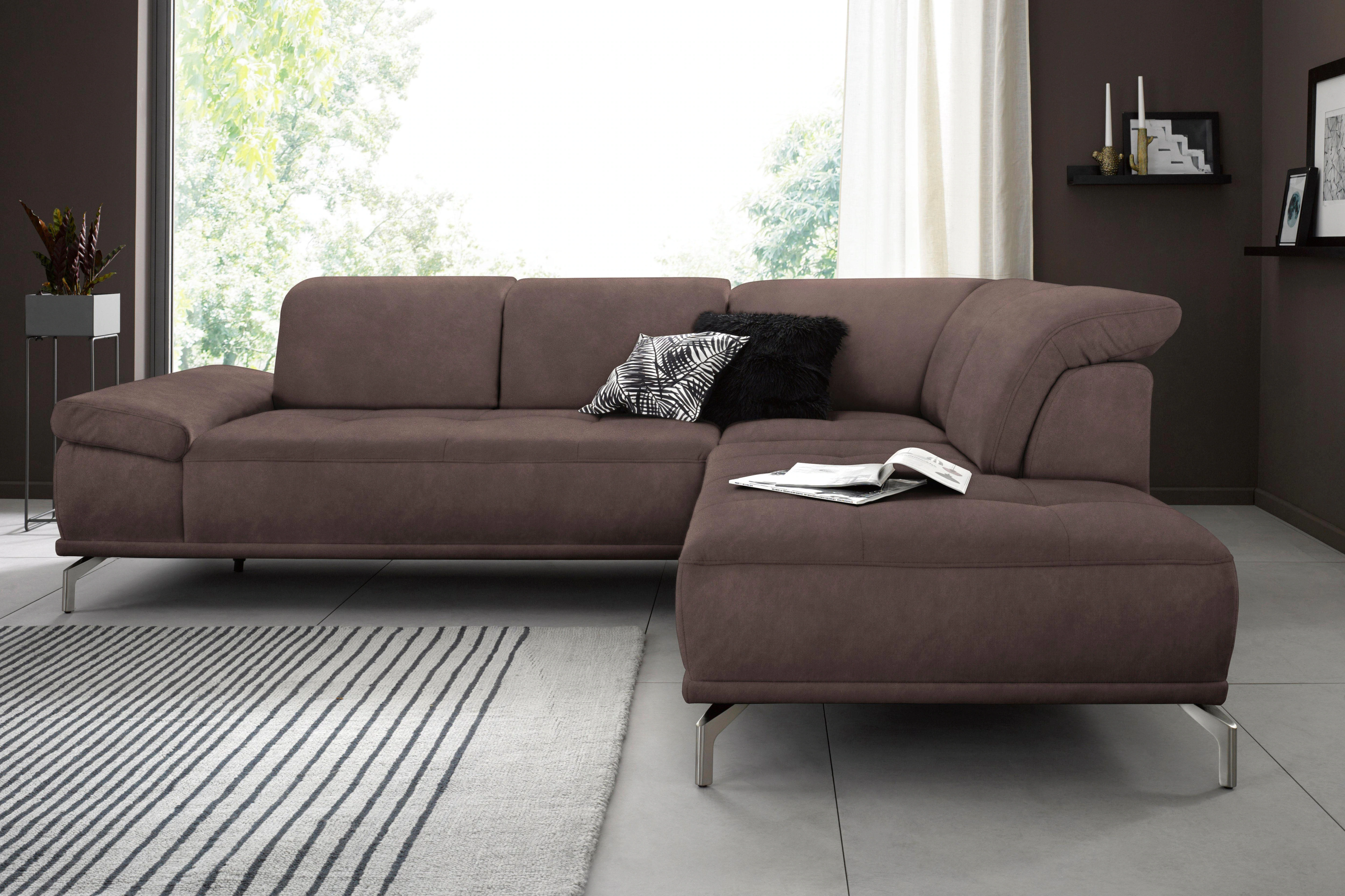 Places of Style Ecksofa "Caluna", Inkl.Sitztiefenverstellung, wahlweise mit günstig online kaufen