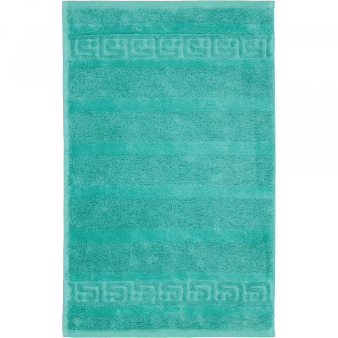 Cawö Handtücher Noblesse Uni 1001 - Farbe: smaragd - 421 - Waschhandschuh 1 günstig online kaufen