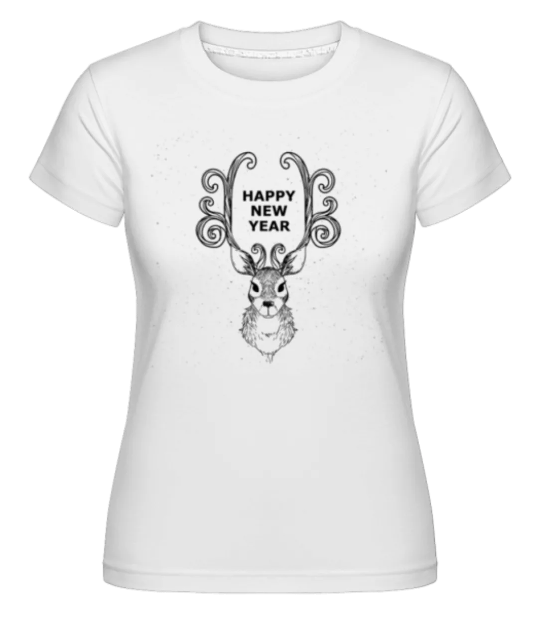 Happy New Year Raindeer · Shirtinator Frauen T-Shirt günstig online kaufen