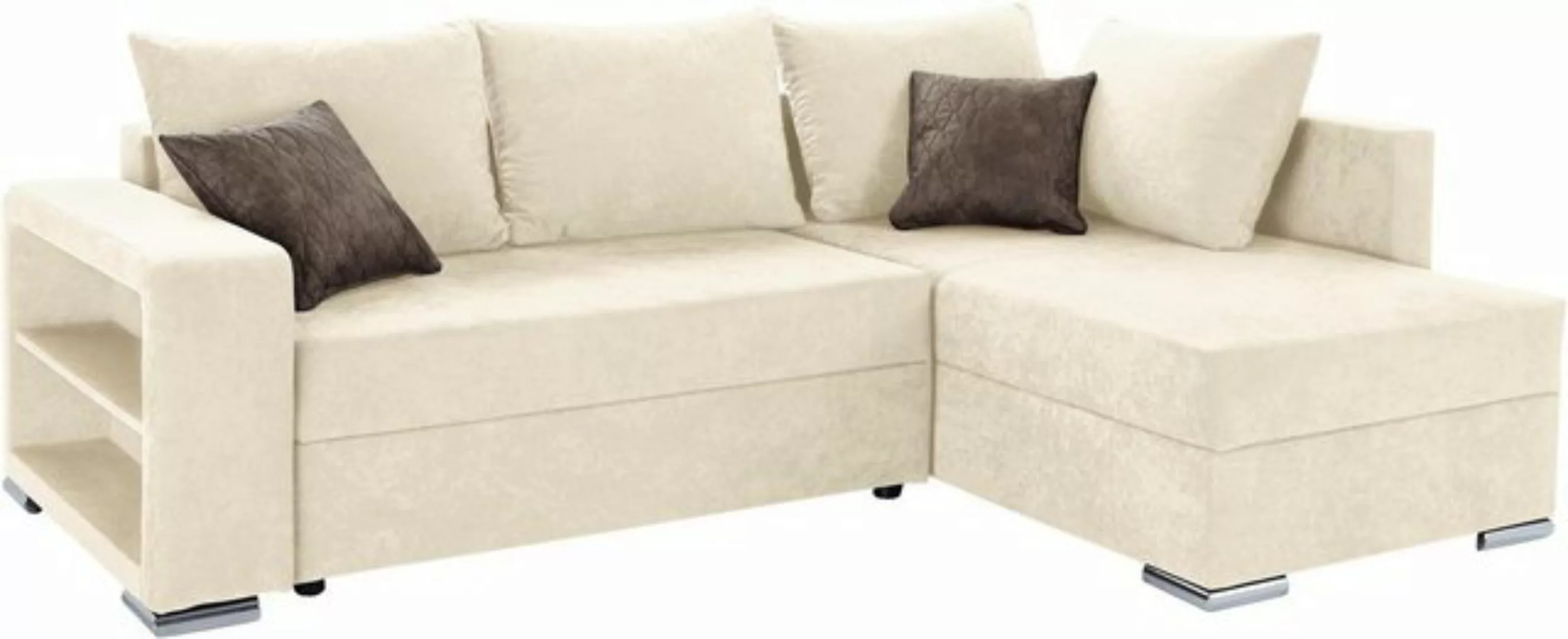 COLLECTION AB Ecksofa »John L-Form«, inklusive Bettfunktion und Bettkasten günstig online kaufen