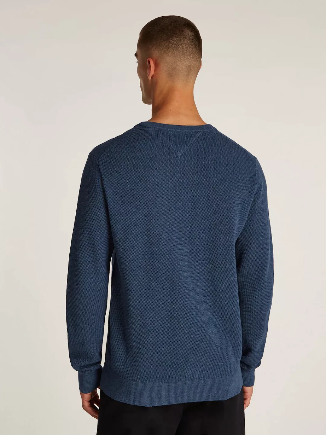 Tommy Hilfiger Rundhalspullover "ESSENTIAL STRUCTURE CREW NECK", mit feiner günstig online kaufen