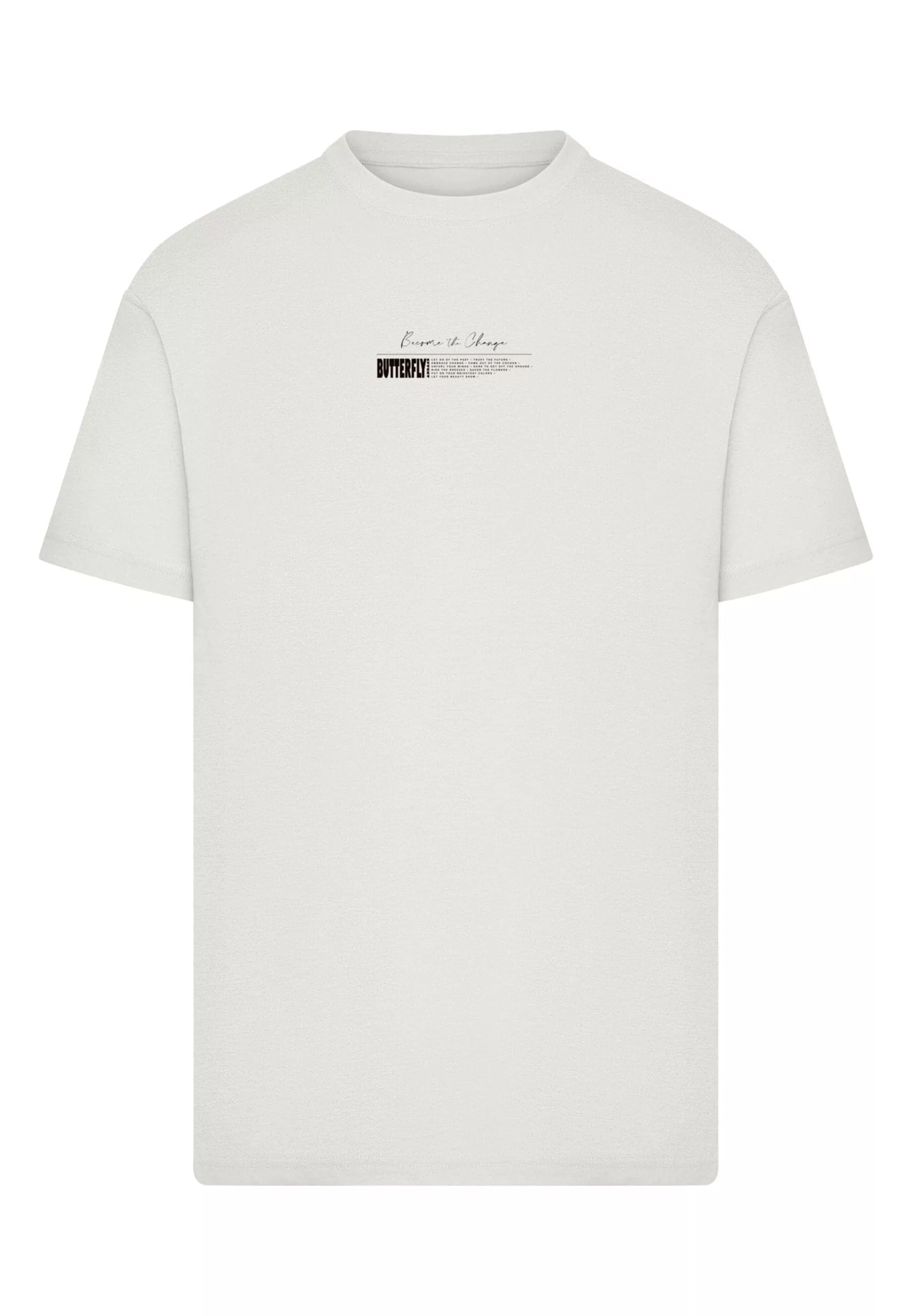 MisterTee T-Shirt "MisterTee Herren Become the Change Butterfly 2.0 Tee", ( günstig online kaufen