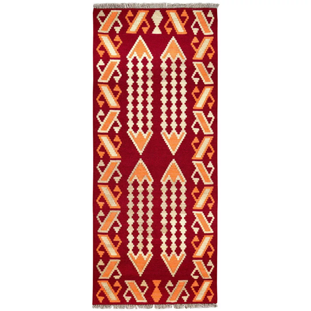 PersaTepp Teppich Kelim Gashgai multicolor B/L: ca. 81x198 cm günstig online kaufen