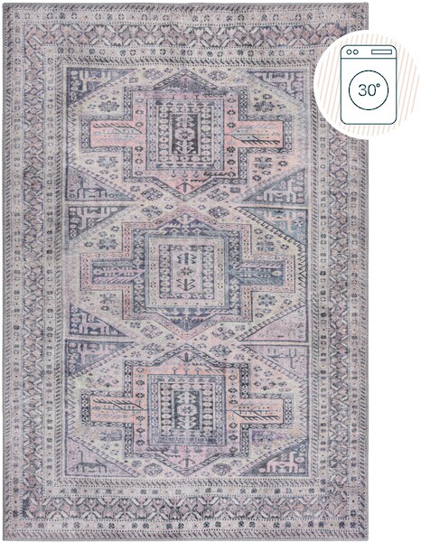 FLAIR RUGS Teppich »Otis«, rechteckig, 4 mm Höhe, Waschbarer Traditioneller günstig online kaufen