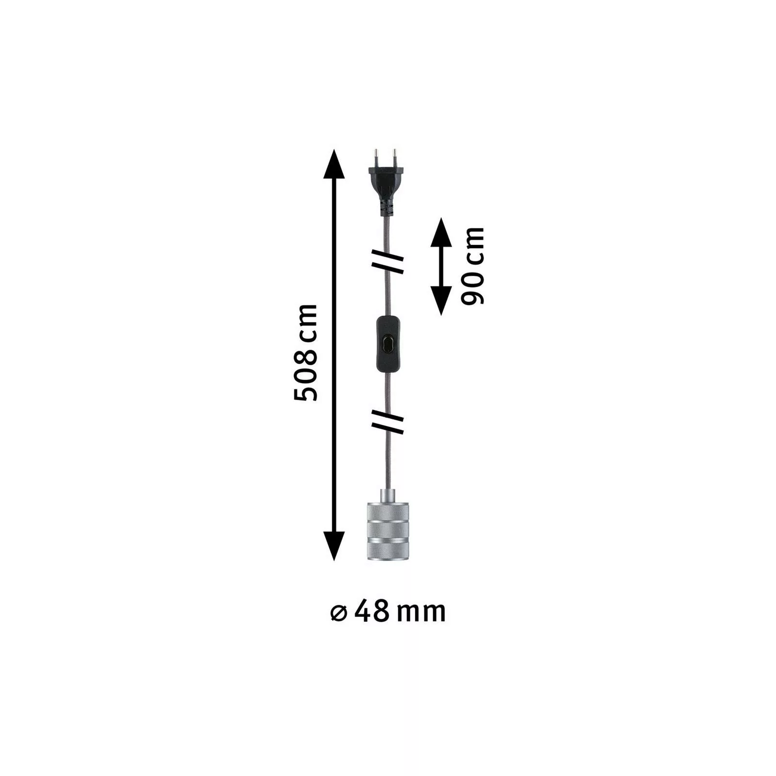 Paulmann Neordic Tilla Hängelampe Stecker alu günstig online kaufen