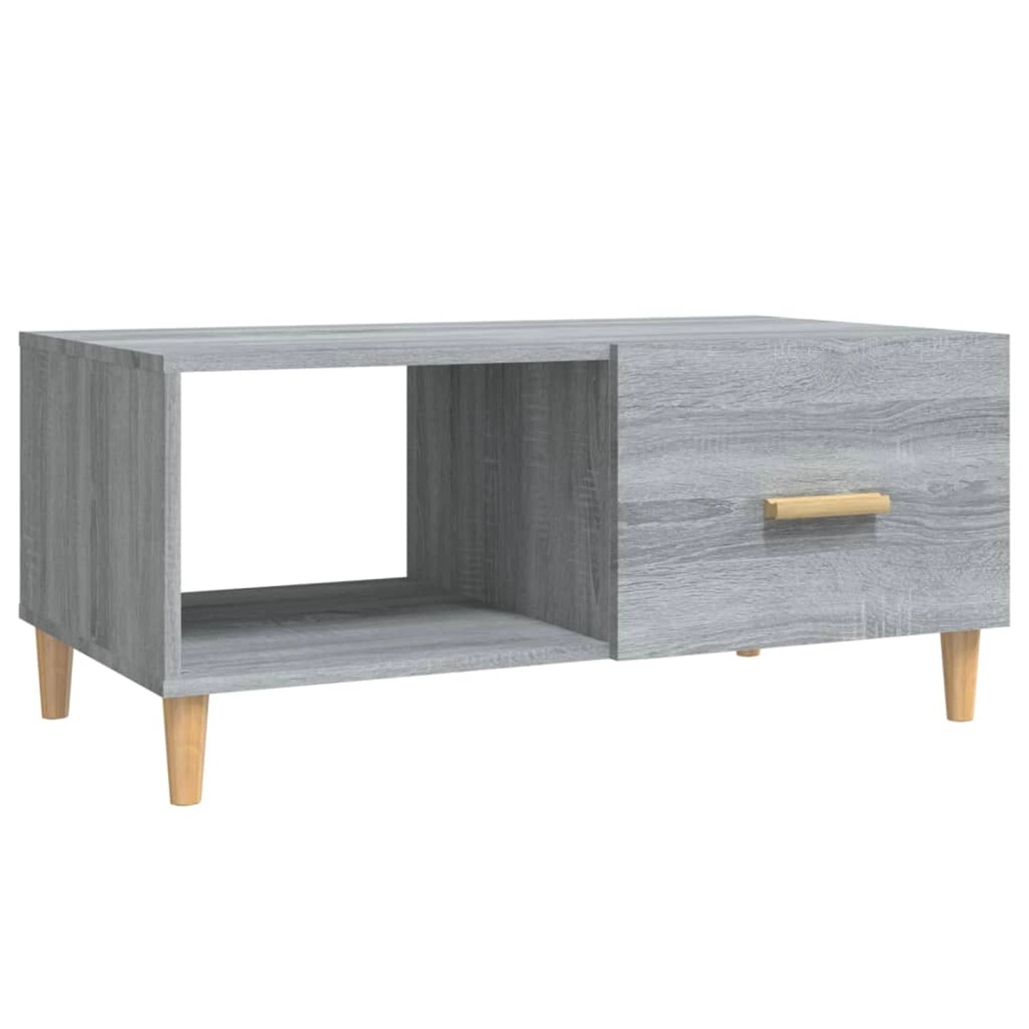 vidaXL Couchtisch Grau Sonoma 89,5x50x40 cm Holzwerkstoff günstig online kaufen