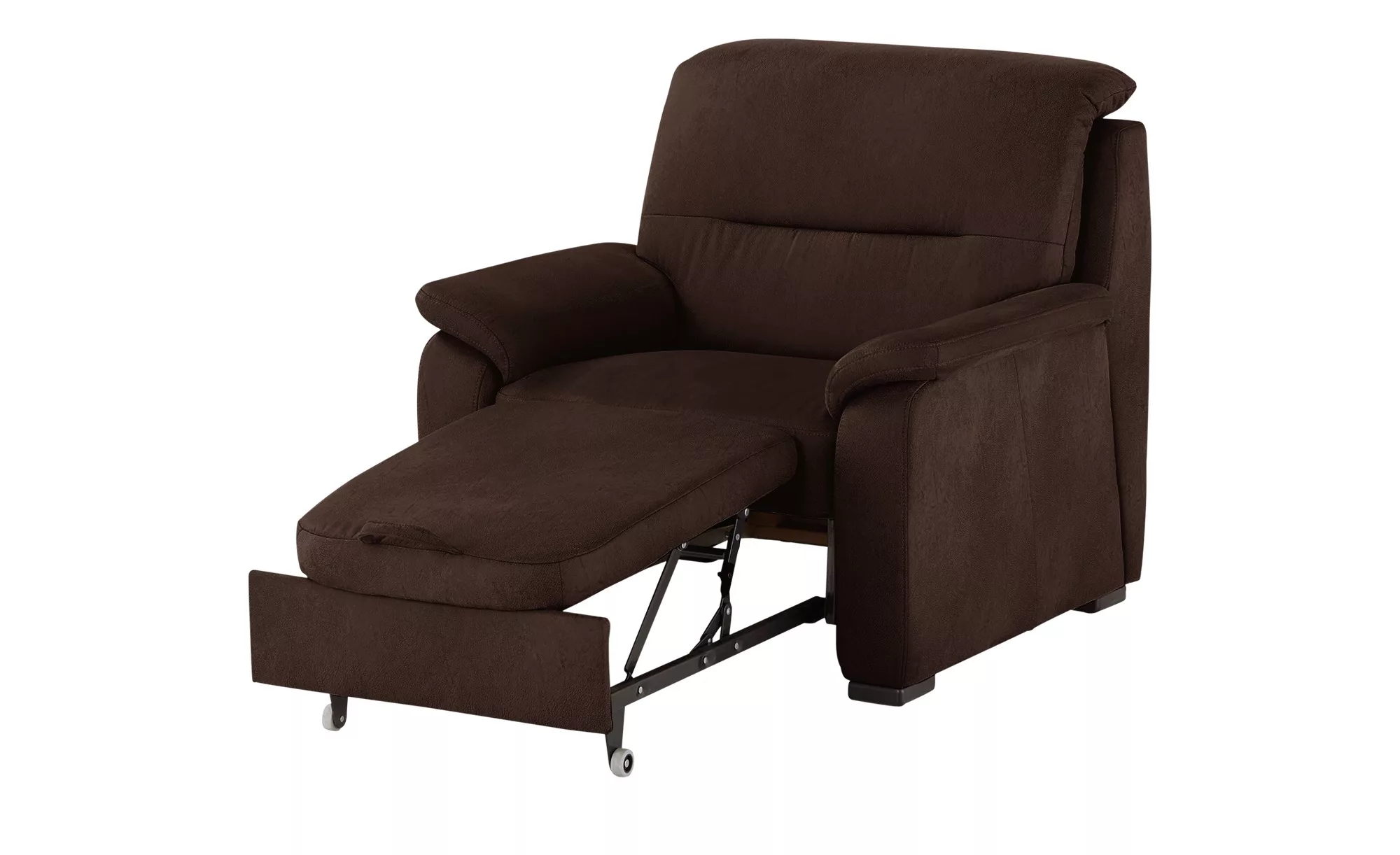 meinSofa Sessel mit ausziehbarem Hocker  Vera ¦ braun ¦ Maße (cm): B: 100 H günstig online kaufen