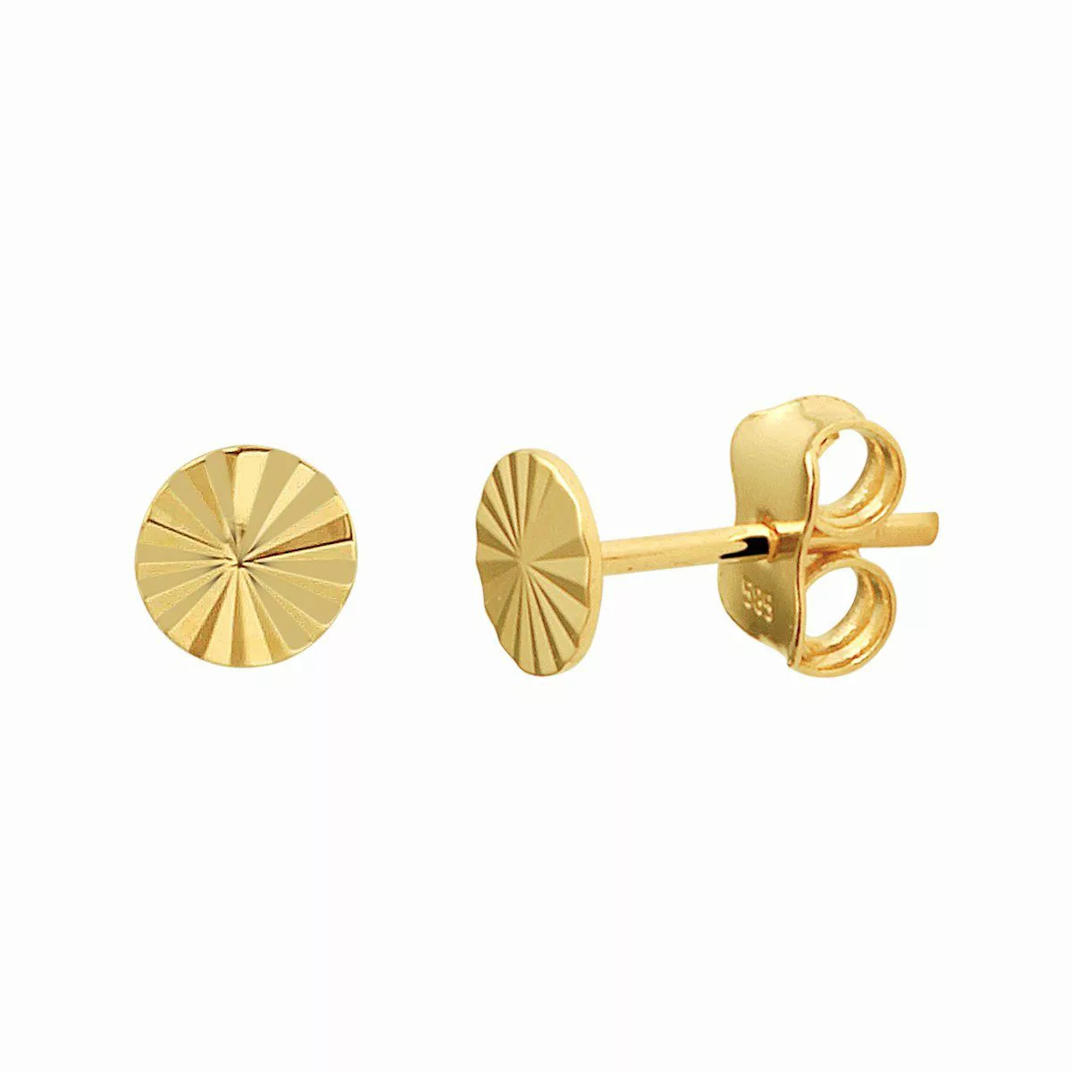 NICEANDnoble Paar Ohrstecker 585er Gelbgold Ohrstecker günstig online kaufen