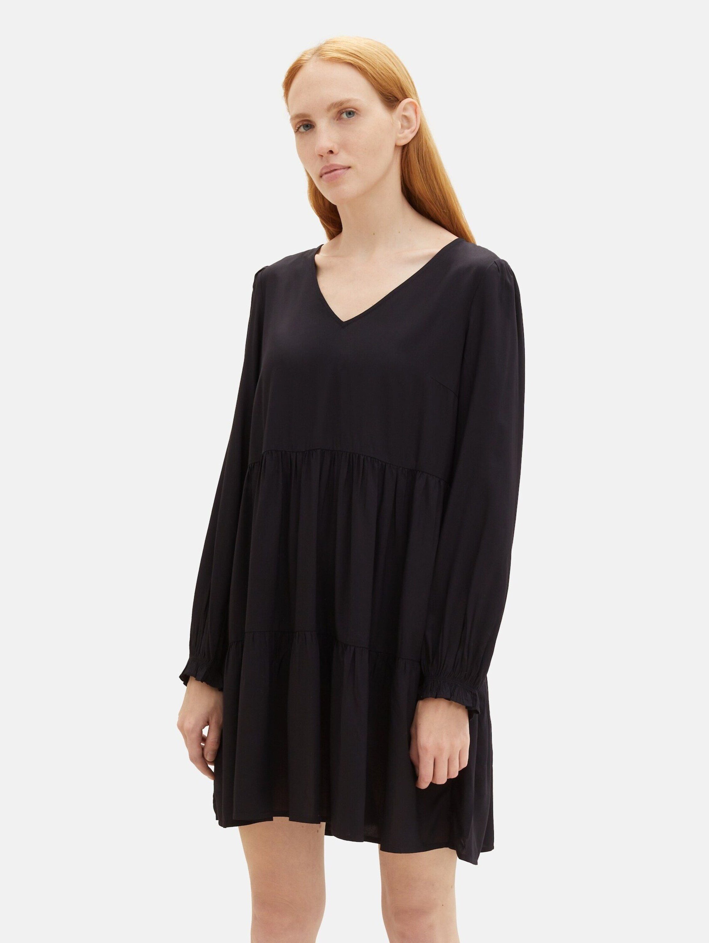 TOM TAILOR Denim Minikleid (1-tlg) Drapiert/gerafft günstig online kaufen