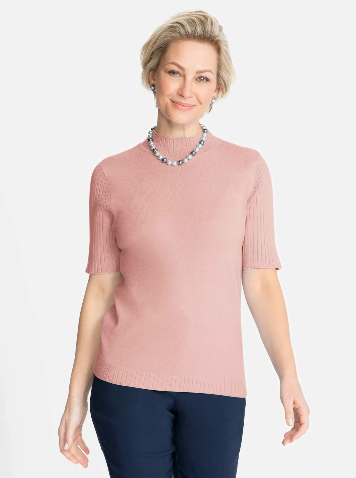 Classic Kurzarmpullover "Pullover" günstig online kaufen