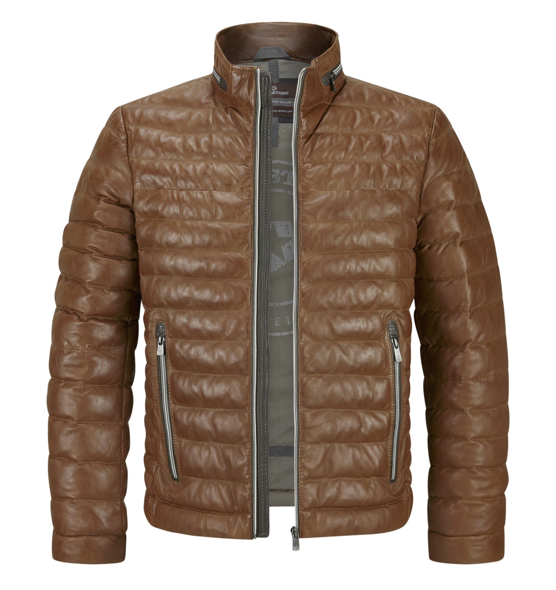 Milestone Lederjacke MSCortino Steppjacke aus Lammleder günstig online kaufen