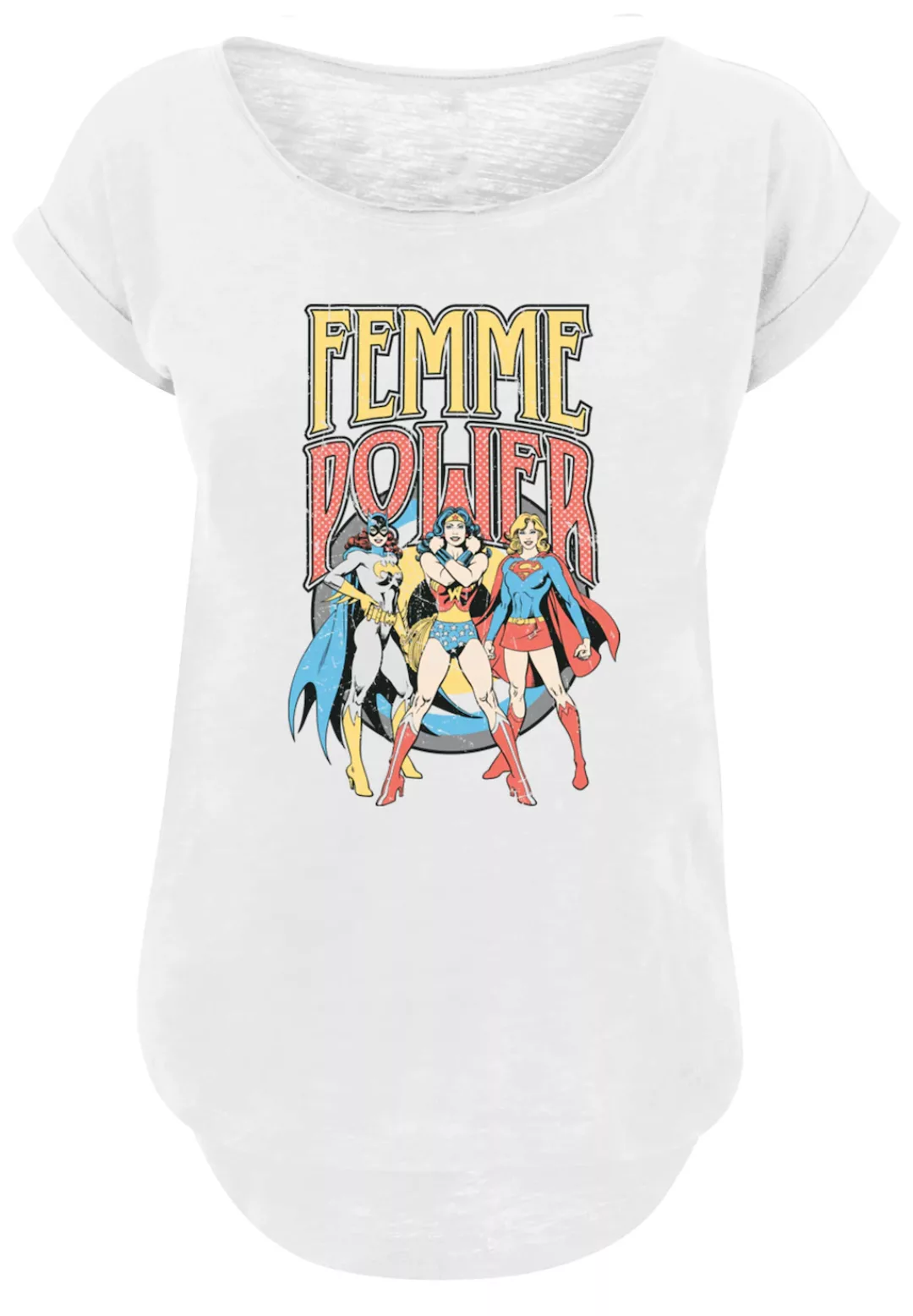 F4NT4STIC T-Shirt "DC Comics Superhelden Wonder Woman Femme Power", Print günstig online kaufen