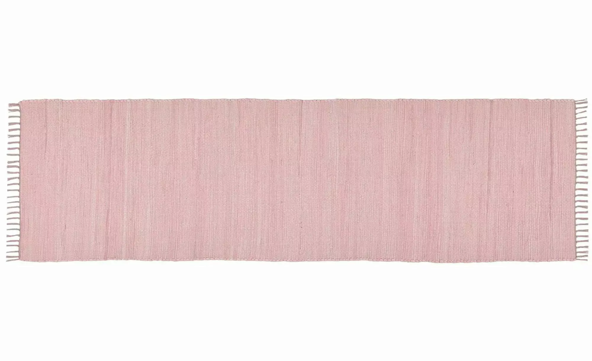 THEKO Teppich  Happy Co ¦ rosa/pink ¦ Baumwolle ¦ Maße (cm): B: 70 H: 0,5 T günstig online kaufen