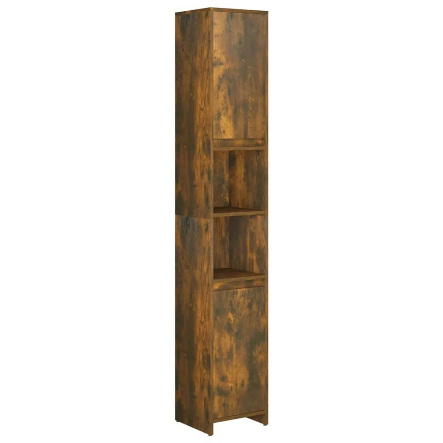 Vidaxl Badezimmerschrank Räuchereiche 30x30x183,5 Cm Holzwerkstoff günstig online kaufen