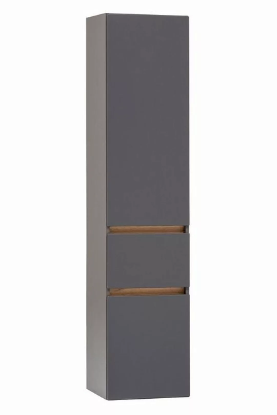 HELD MÖBEL Hochschrank VILLACH, B 40 cm x H 180 cm, Graphit Dekor, Wotan Ei günstig online kaufen