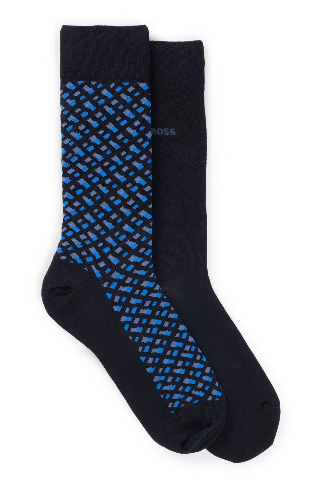 BOSS Socken "2P RS Monogram CC", (Packung, 2 Paar), mit Logo günstig online kaufen