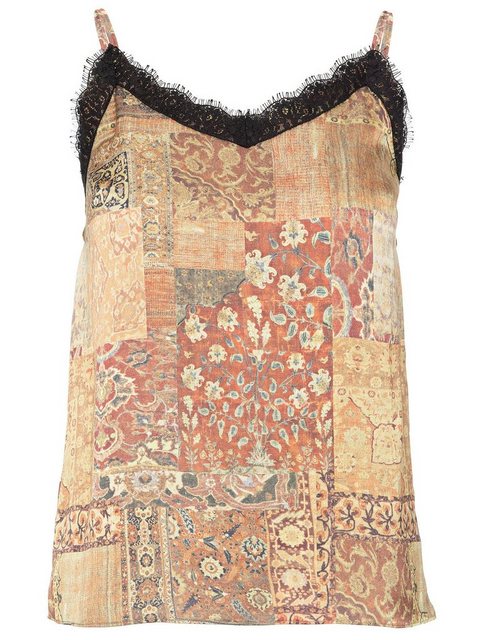 Sarah Kern Trägertop Tanktop figurbetont mit Ethnoprint günstig online kaufen