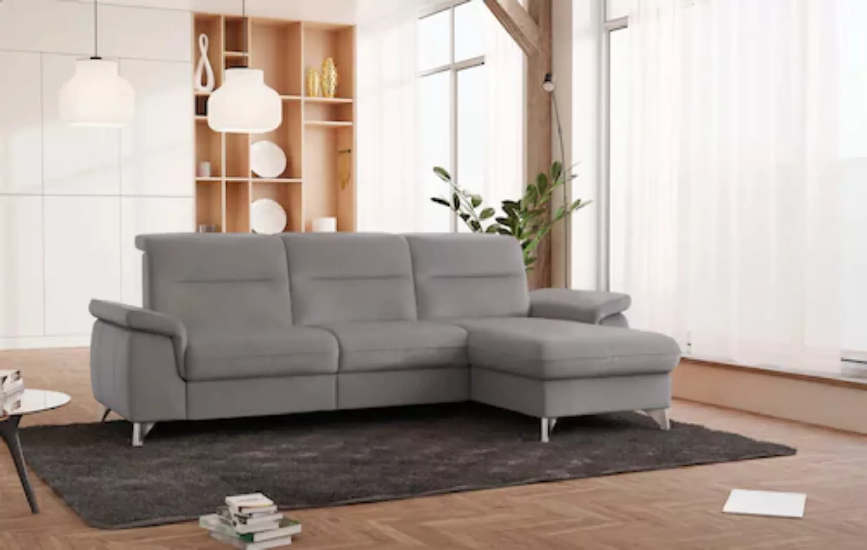 sit&more Ecksofa "Astoria L-Form", wahlweise mit motorischer Relaxfunktion günstig online kaufen