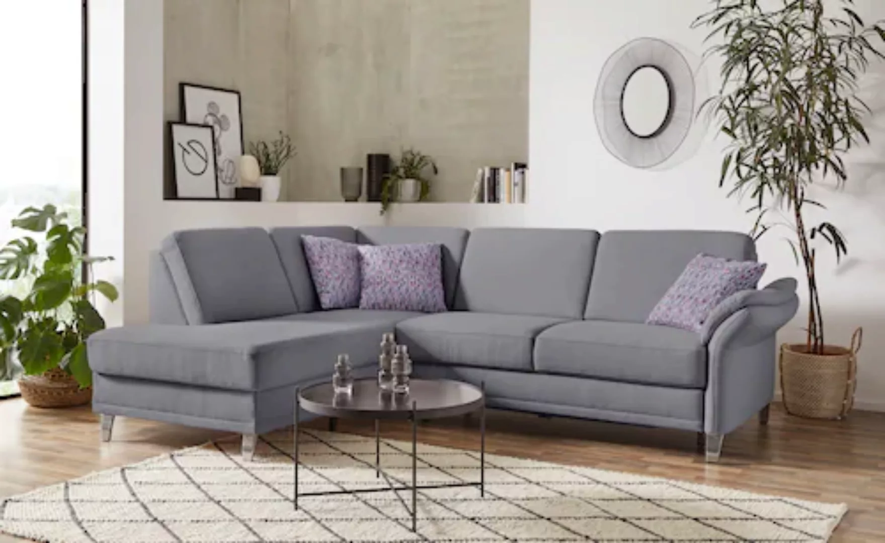 sit&more Ecksofa "Clio L-Form", wahlweise mit Bettfunktion und Bettkasten, günstig online kaufen