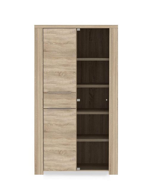 expendio Vitrine Calvin eiche sonoma 111x197x50 cm mit Softclose-Technologi günstig online kaufen