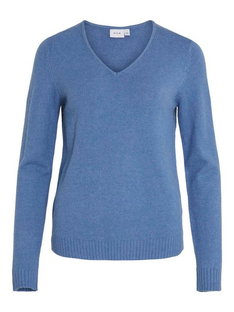 Vila V-Ausschnitt-Pullover VIRIL V-NECK L/S KNIT TOP - NOOS günstig online kaufen