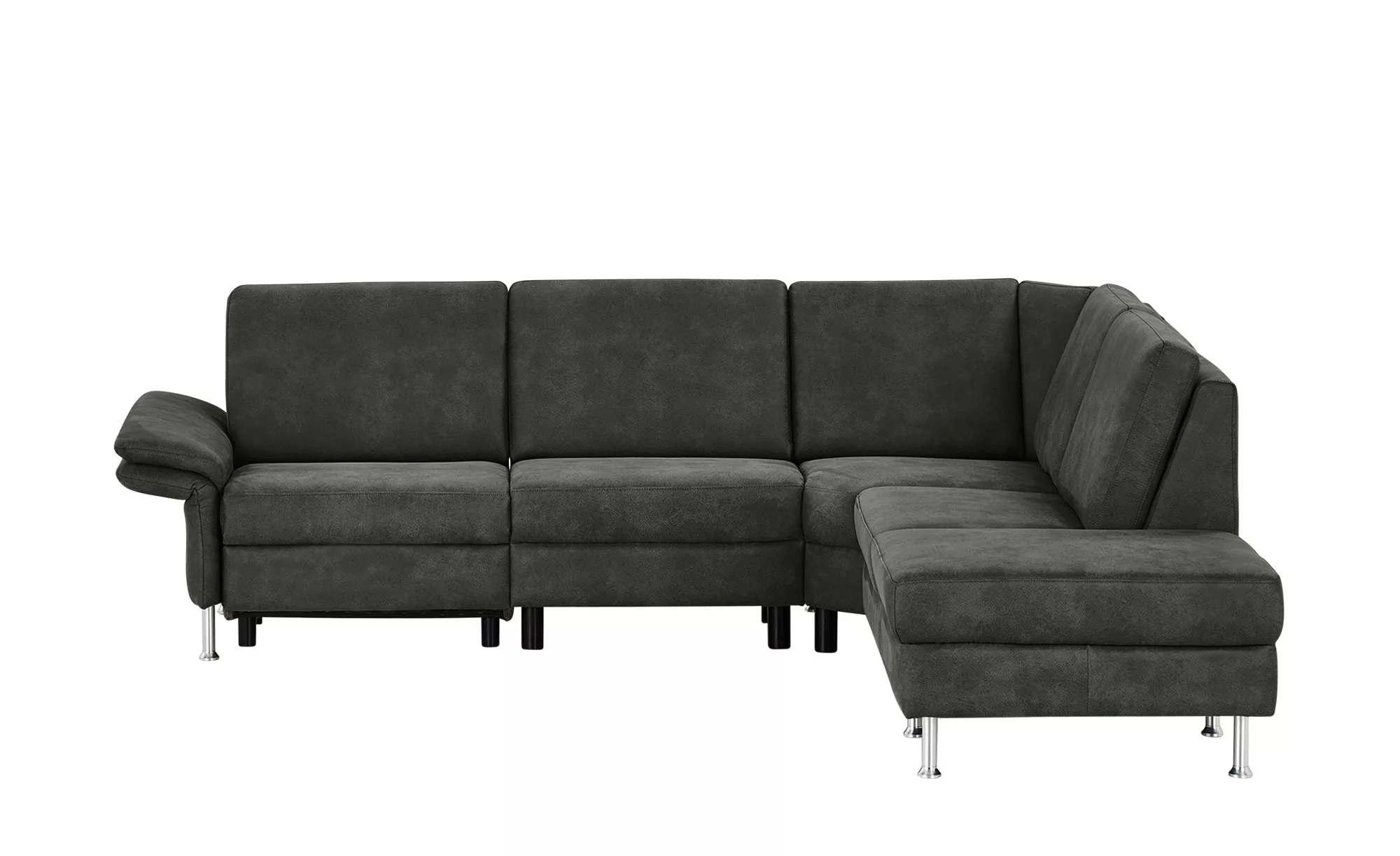 Diva Ecksofa - grau - 102 cm - Polstermöbel > Sofas > Ecksofas - Möbel Kraf günstig online kaufen