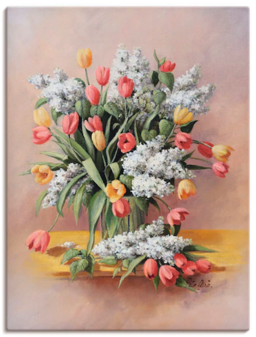 Artland Wandbild "Tulpen II", Blumen, (1 St.), als Leinwandbild in verschie günstig online kaufen