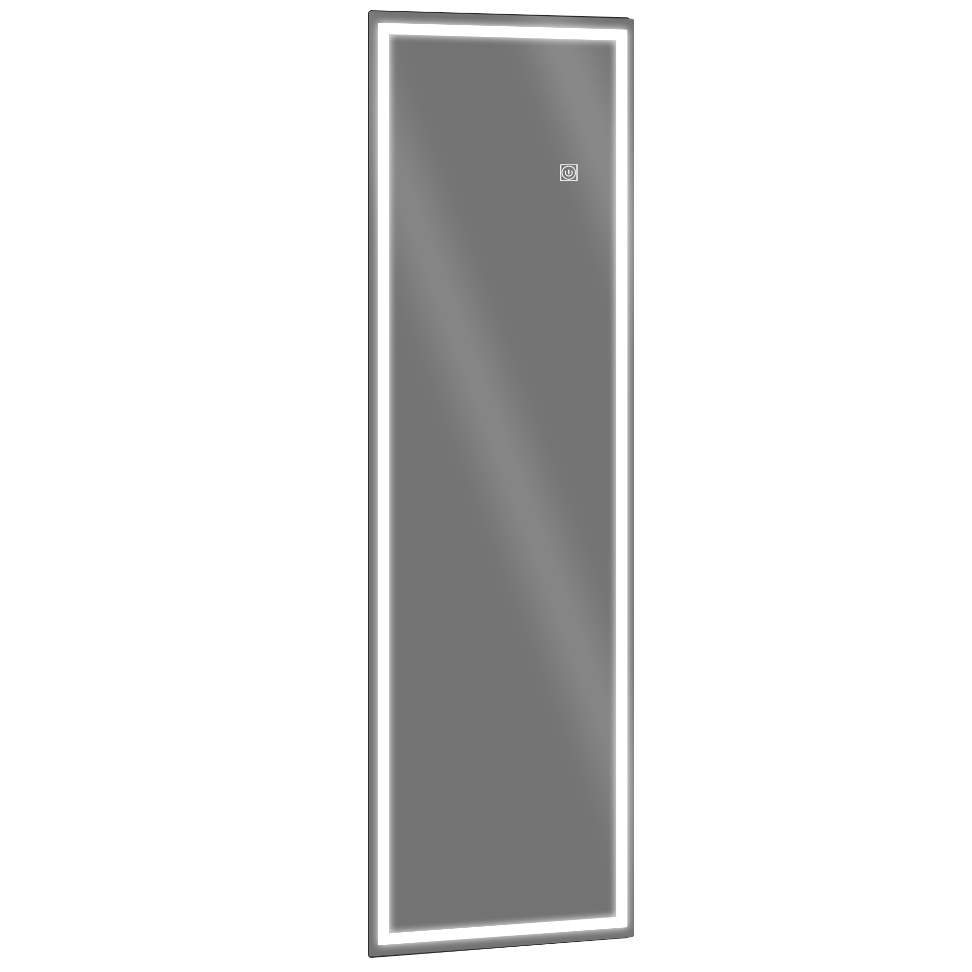 HOMCOM Wandspiegel 120 x 40 cm Ganzkörperspiegel mit LED-Beleuchtung, 3 Lic günstig online kaufen