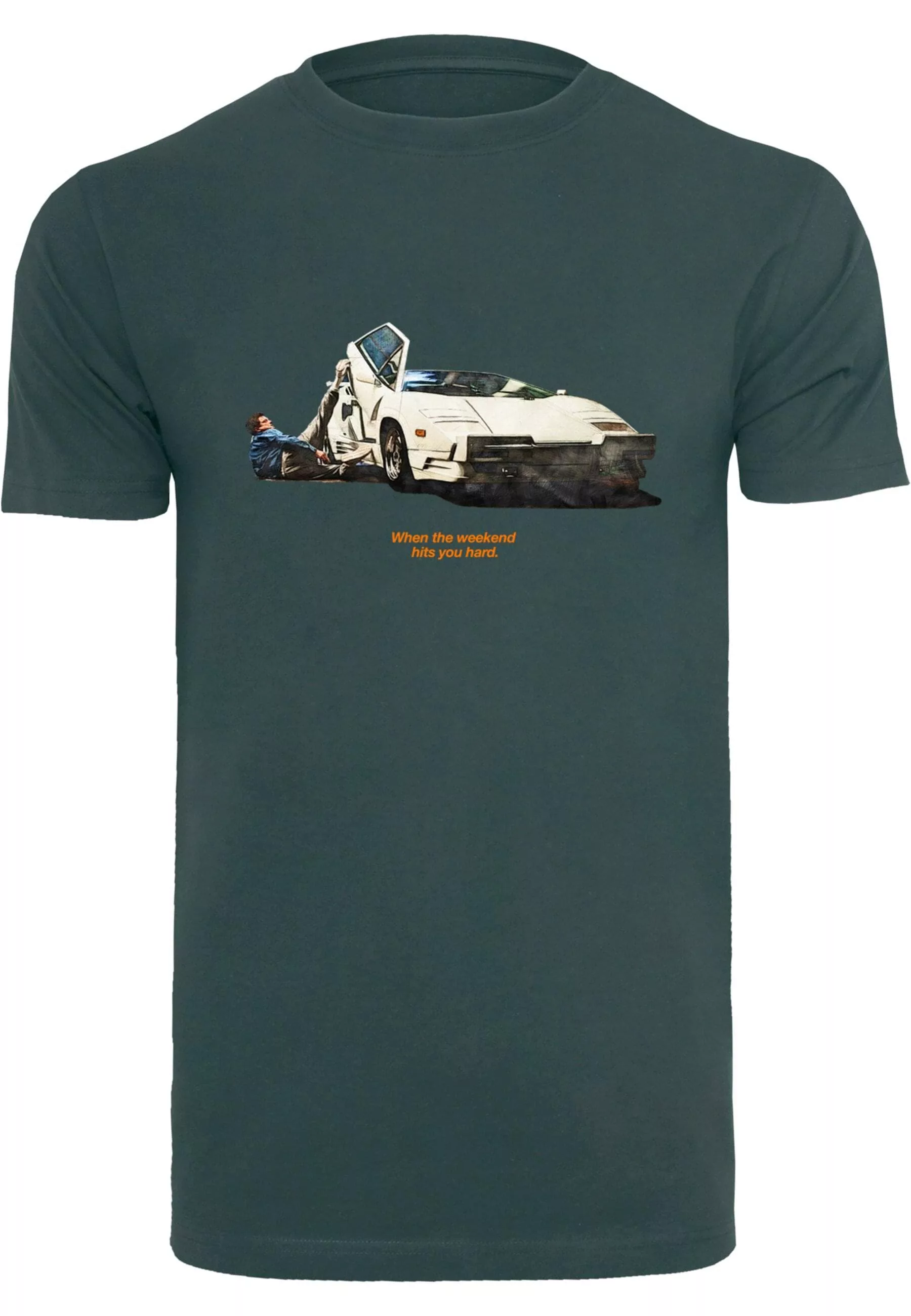 MisterTee T-Shirt "MisterTee Herren Weekend Wolf Tee", (1 tlg.) günstig online kaufen