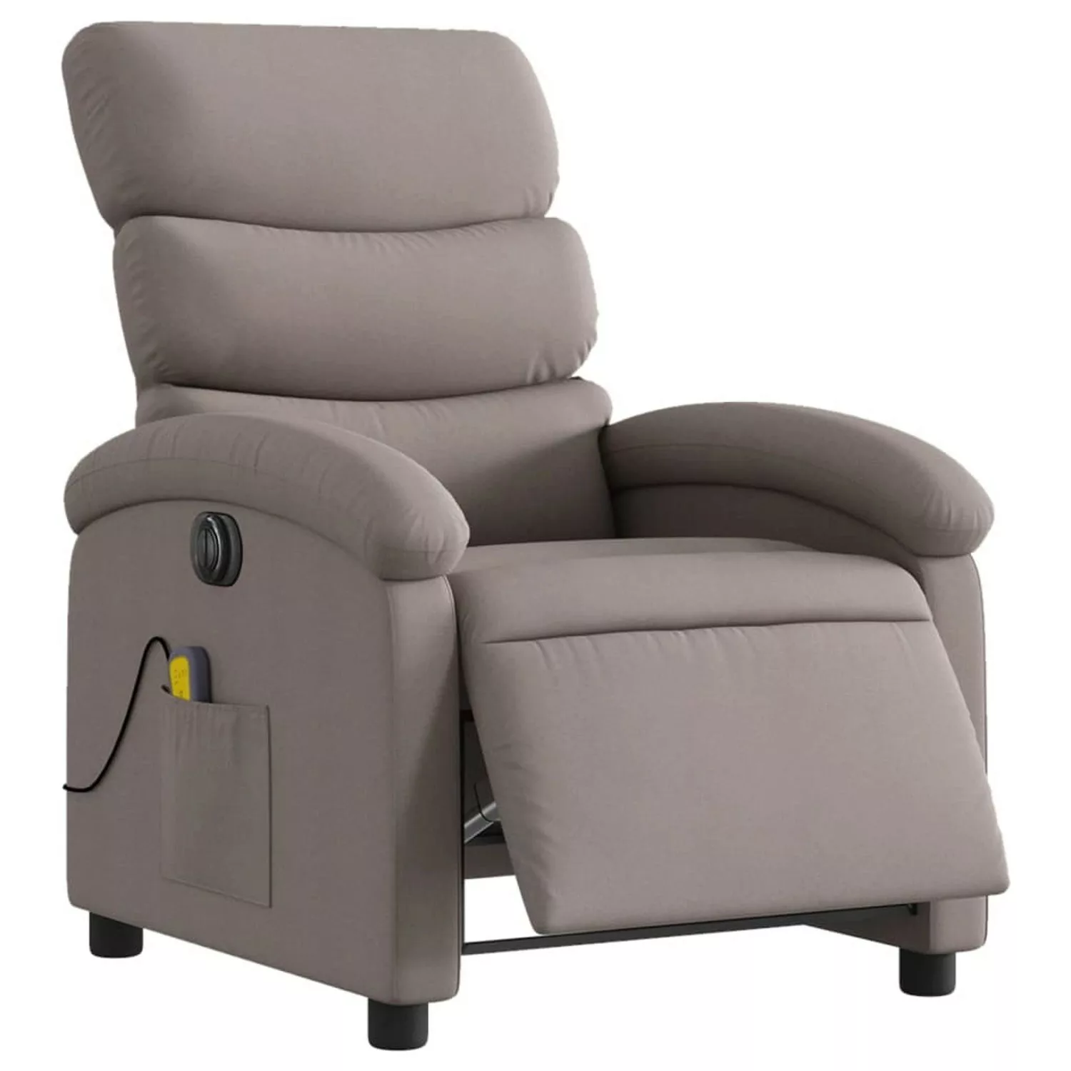 vidaXL Massagesessel Elektrisch Taupe Stoff Modell 3 günstig online kaufen